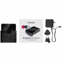 Prestigio Graphene PD Watch Edition, fast charging powerbank, 10000 mAh, 2*USB3.0 QC, 1*Type-C PD, wireless charger 10W,