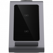 Prestigio ReVolt A8, trys viename belaidžio įkrovimo stotelė, skirta iPhone, Apple Watch, AirPods, belaidė išvestis tele
