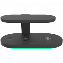 CANYON WS-501, 5in1 Wireless charger, with UV sterilizer, with touch button for Running water light, Input QC36W or PD30