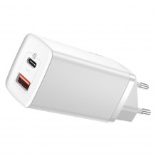 Greitas kelioninis įkroviklis Baseus GaN2 Lite USB+C 65W EU (baltas)