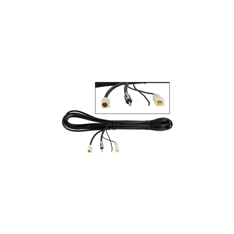 Fakra b(f) din(m) antenna extension cable 500 cm