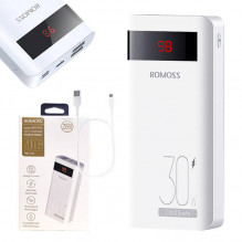 Powerbank Romoss Sense6PS Pro 20000mAh, 30W (balta)