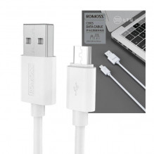 USB į mikro USB laidas Romoss CB-5 2.1A, 1m (pilkas)