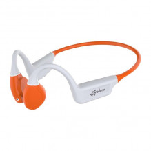 Belaidės ausinės Vidonn F1S su naujoviška laidumo technologija (Oranžinės)