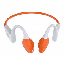 Belaidės ausinės Vidonn F1S su naujoviška laidumo technologija (Oranžinės)
