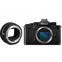 Nikon Z f (Zf) + FTZ II Mount adapter