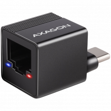 AXAGON ADE-MINIC USB-C 3.2 Gen 1 - Gigabit Ethernet MINI adapter, auto install, black