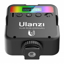 LED Šviestuvas Ulanzi VL49 RGB, WB (2500 K - 9000 K)
