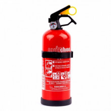 ABC powder fire extinguisher with pressure gauge and hanger, 1 kg