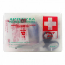 Car first aid kit type b euro-7 transparent