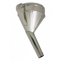 Metal funnel, tin-plated, curved diameter 16