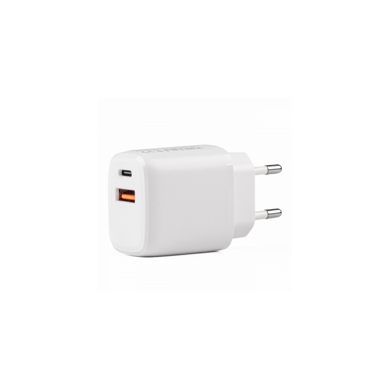 maitinimo įkroviklis pro-09 usb + usb-c 20w greitas įkrovimas 230v amio-02935