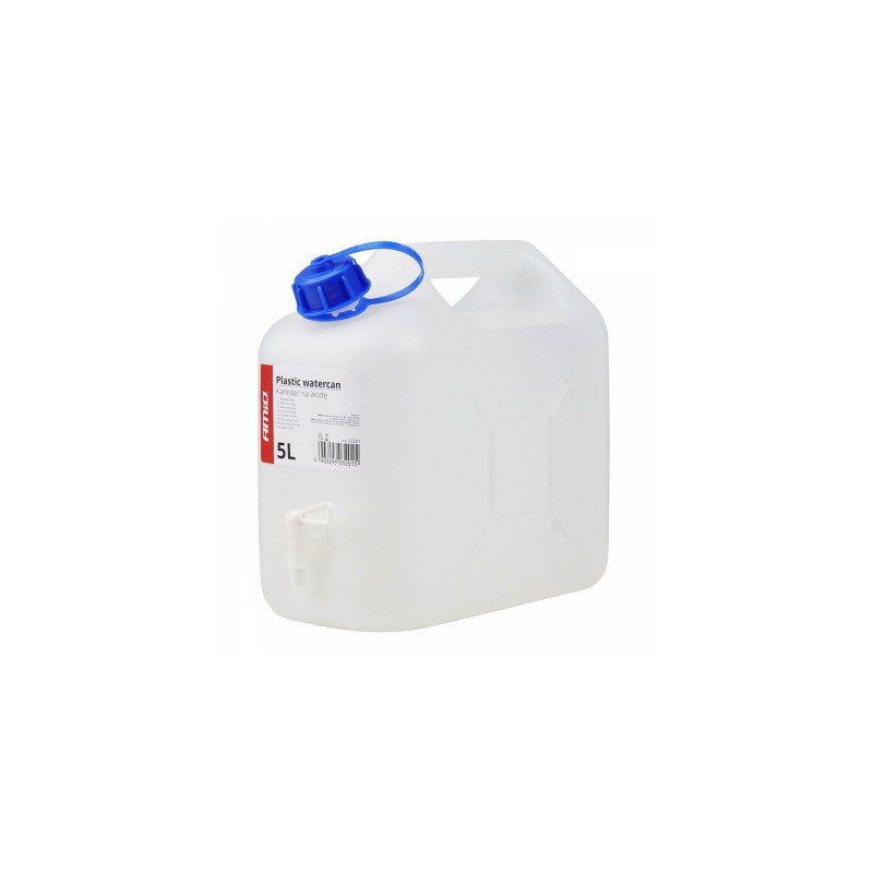 Plastic water tank canister with tap 5l amio-03201