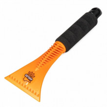 Snow and ice windshield scraper with soft grip amio-01460