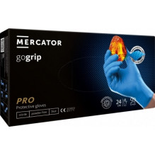 Mercator Gogrip blue nitrile gloves, 50 pieces, size M