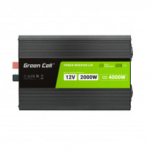 Green Cell PowerInverter LCD 12 volt 2000W/40000W car inverter with display - pure sine wave