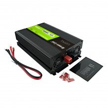Green Cell PowerInverter LCD 12 voltų 2000W/40000W automobilinis keitiklis su ekranu - gryna sinusinė banga
