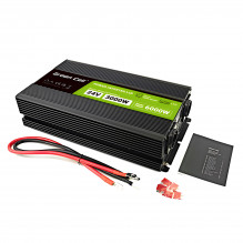 Green Cell PowerInverter LCD 24 V 3000W/60000W vehicle inverter with display - pure sine wave