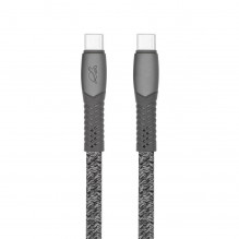 CABLE USB-C TO USB-C 2.1M / GREY PS6105 GR21 RIVACASE