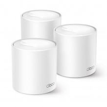 Wireless Router, TP-LINK, Wireless Router, 1500 Mbps, Mesh, Wi-Fi 6, 1x10 / 100 / 1000M, 1x2.5GbE, DHCP, DECOX10(3-PACK)