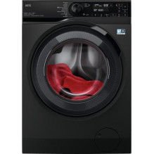 Black washing machine with dryer AEG LWR73166OE