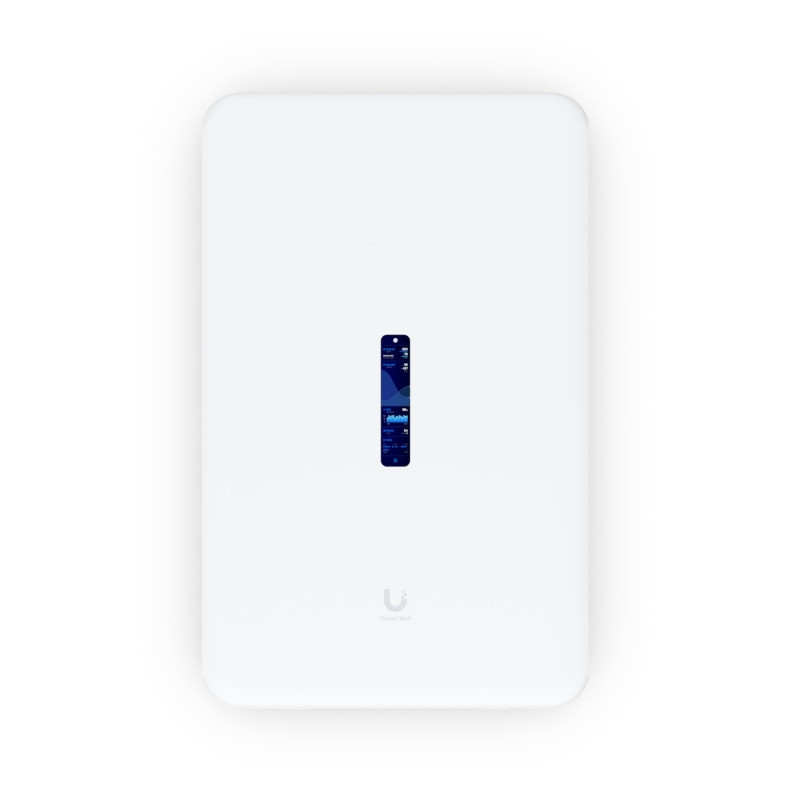 UBIQUITI Wall-mountable UniFi Cloud Gateway, WiFi 6 AP, PoE Switch, NVR, Dream Wall