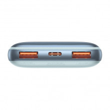 Powerbank Baseus Bipow Pro 10000mAh, 2xUSB, USB-C, 20W (mėlyna)