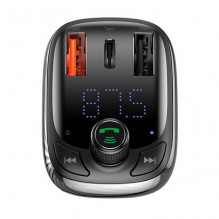 Automobilinis Bluetooth MP3 grotuvas Baseus T Shaped S-13 Black OS