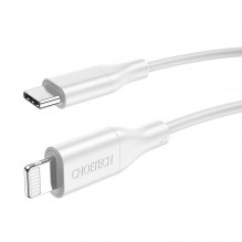 Choetech IP0040 USB-C kabelis su Lightning PD18/ 30W 1,2 m (baltas)