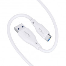 USB-A to USB-C Cable Ricomm RLS007ACW 2.1m