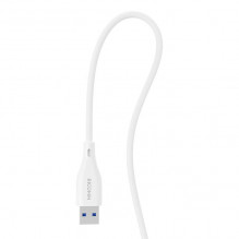 USB-A to Lightning Cable Ricomm RLS007ALW 2.1m