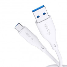 USB-A to USB-C Cable Ricomm RLS004ACW 1.2m