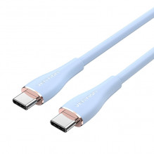 USB-C 2.0 to USB-C Cable Vention TAWSF 1m , PD 100W, Blue Silicone