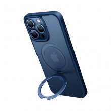 Torras telefono dėklas UPRO Ostand Matte, skirtas iPhone 15 PRO (mėlynas)
