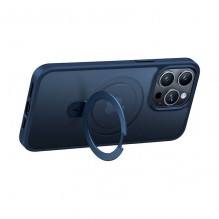 Torras telefono dėklas UPRO Ostand Matte, skirtas iPhone 15 PRO (mėlynas)