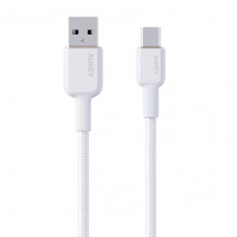 Kabelis Aukey CB-NAC1 USB-A į USB-C 1m (baltas)