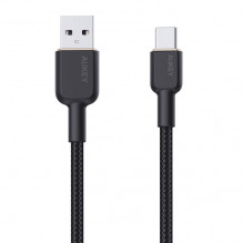 Kabelis Aukey CB-NAC2 USB-A į USB-C 1,8 m (juodas)