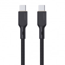 Kabelis Aukey CB-KCC101 USB-C į USB-C 1m (juodas)