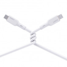 Cable Aukey CB-NCL2 USB-C to Lightning 1.8m (white)