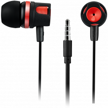 CANYON headphones EP-3 Mic 1.2m Red