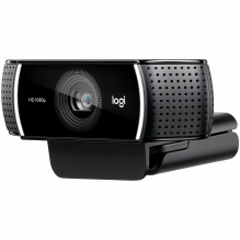 LOGITECH C922 Pro Stream internetinė kamera – trikojis – JUODAS – USB