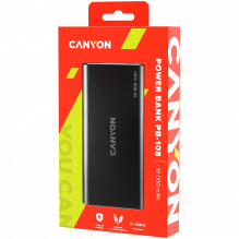 CANYON power bank PB-108 10000 mAh Black