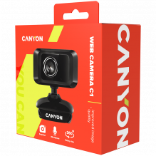 CANYON internetinė kamera C1 juoda