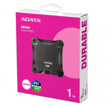 External SSD, ADATA, SD620, 1TB, USB 3.2, Write speed 460 MBytes / sec, Read speed 520 MBytes / sec, SD620-1TCBK