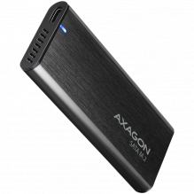 AXAGON EEM2-SBC, M.2 SATA bevaržė RAW dėžutė, juoda, SuperSpeed ​​USB-C 10 Gbps
