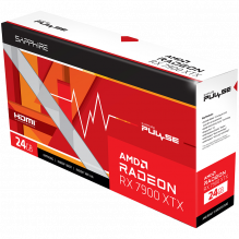 SAPPHIRE AMD RADEON RX 7900XT GAMING OC Pulse 20GB GDDR6 320bit, 2450MHz / 20Gbps, 3x DP, 1x HDMI, 3 fan, 2.7 slots