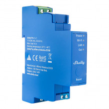 DIN Rail Smart Switch Shelly Pro 1 with dry contacts, 1 channe 
