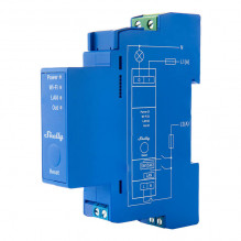 DIN Rail Smart Switch Shelly Pro 1 with dry contacts, 1 channe 
