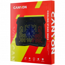 CANYON aušintuvas NS02 1Fan 2USB LED juodas