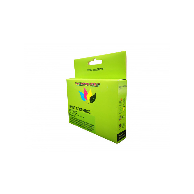 Compatible Epson T1302 C Green box 